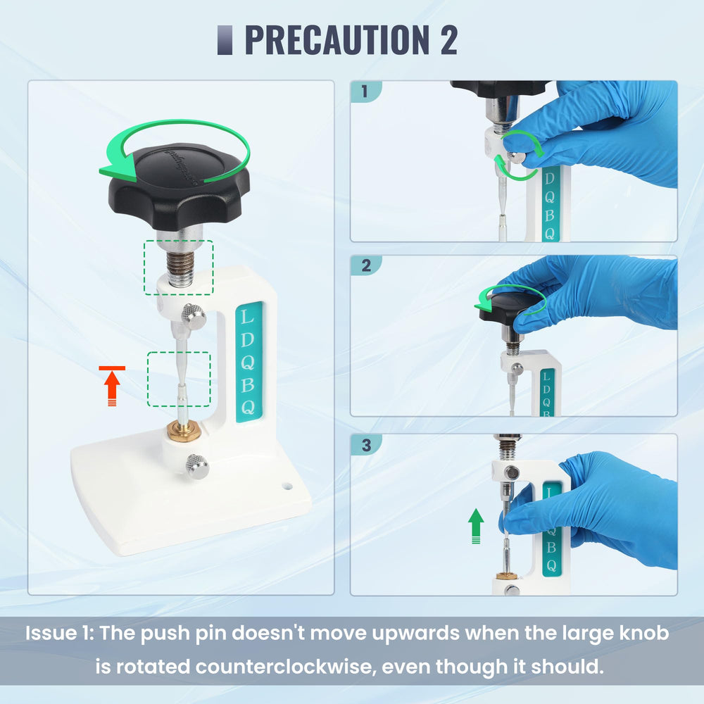 Safe and efficient device suitable for all types of glasses