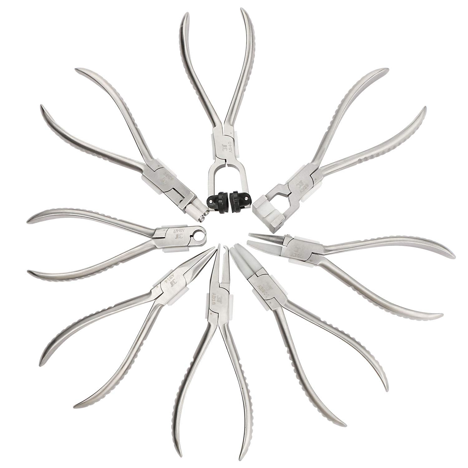 Full view of the UCanSee 14-piece kit showing pliers and screwdrivers