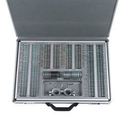 UCanSee 266-piece optical trial lens set in a metal rim case
