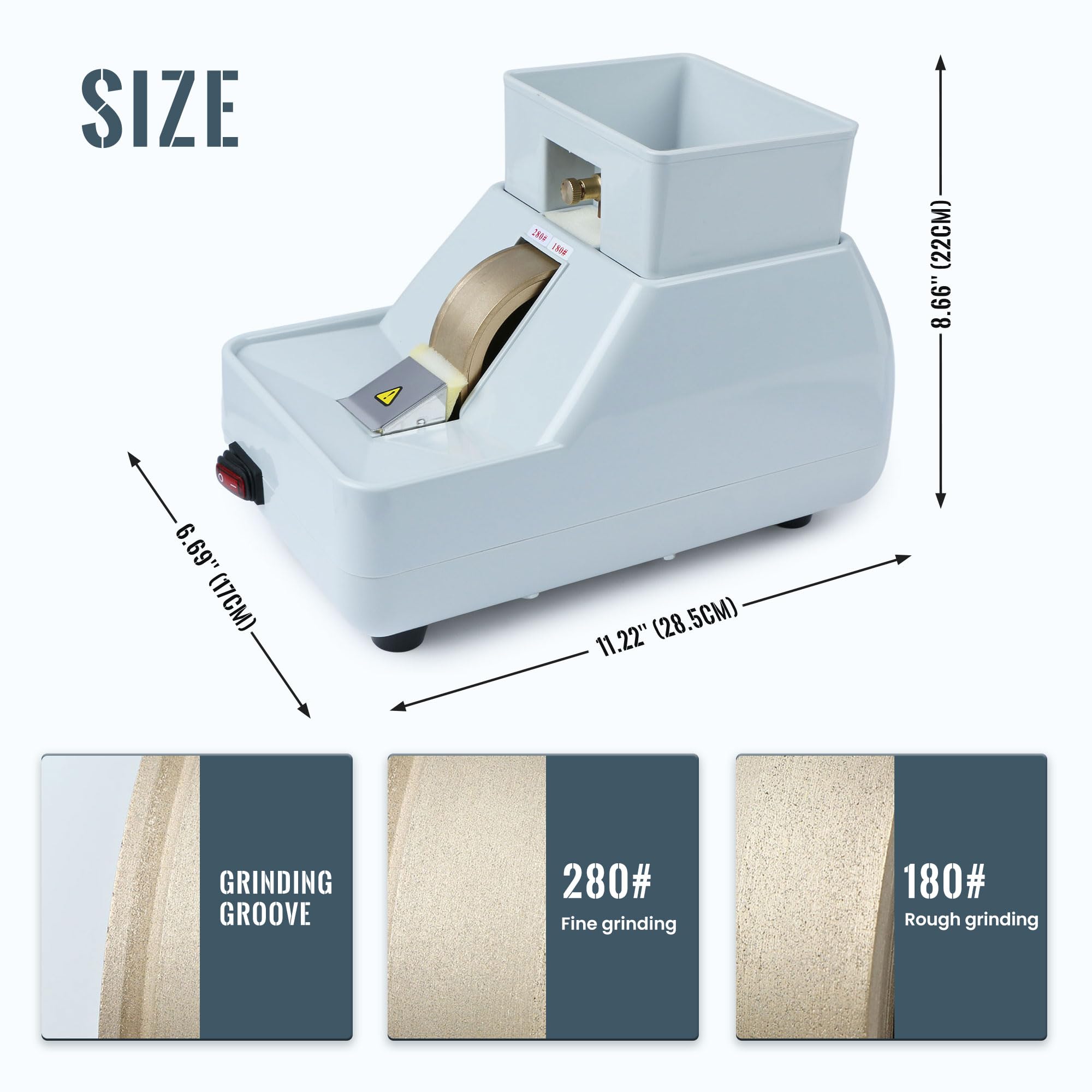 Detachable upper water tank with brass valve on UCanSee edger