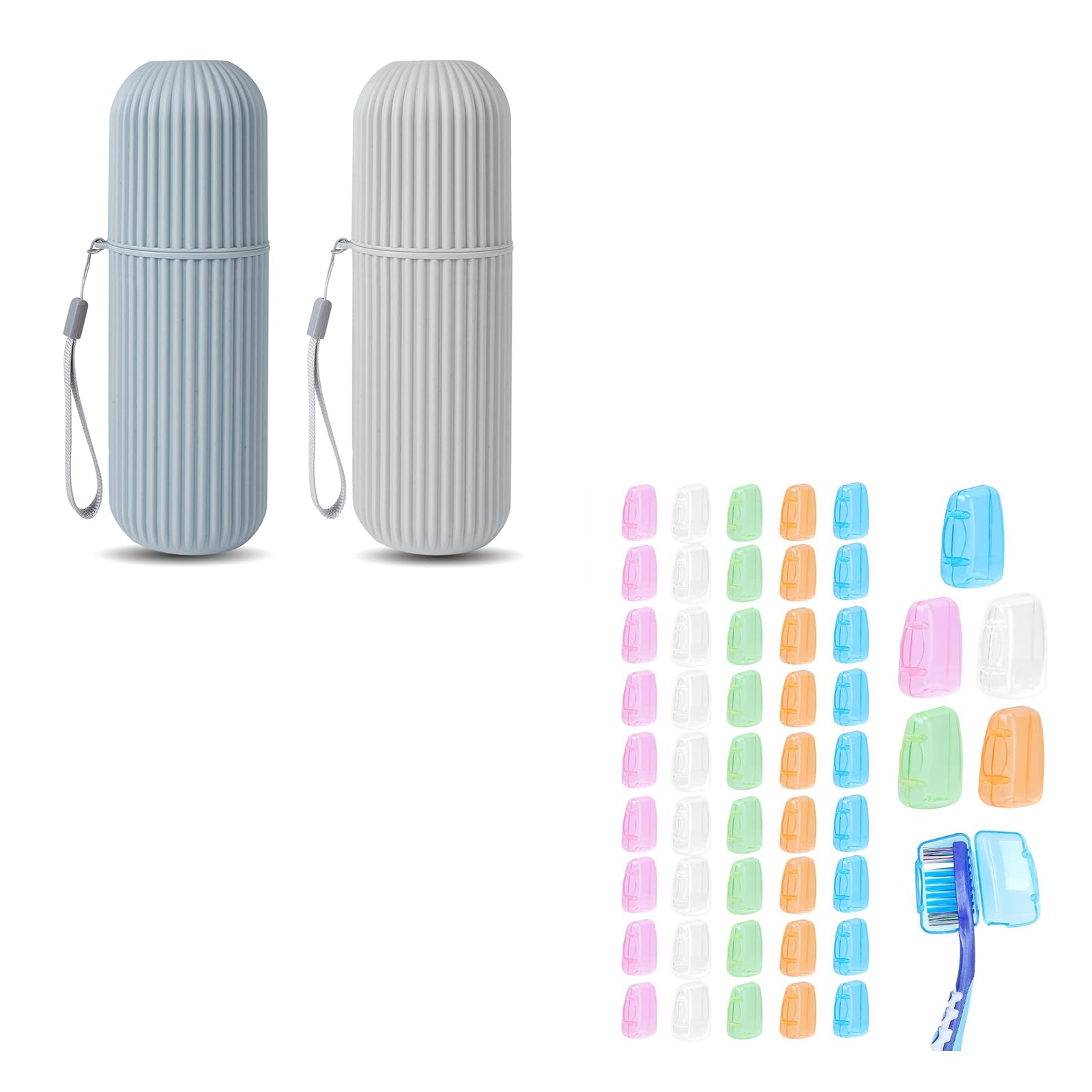 UCEC 2 Pack Travel Case blue and grey hero image