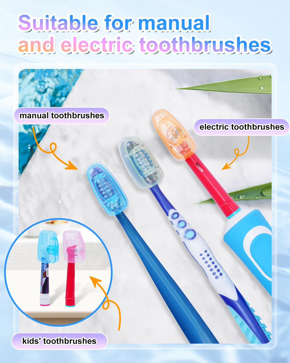 Hard-shell travel toothbrush cover with ventilation