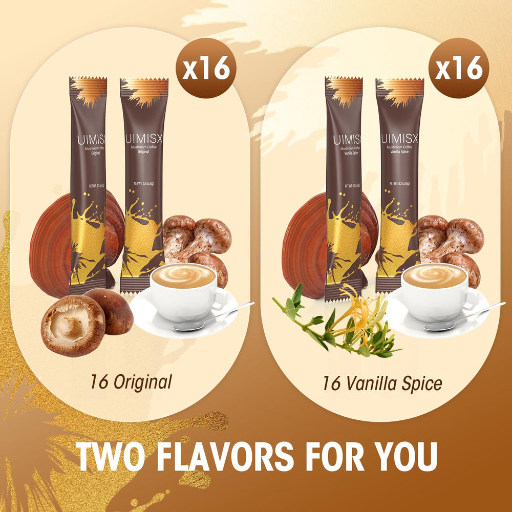 32 on-the-go stick packs for quick prepared coffee