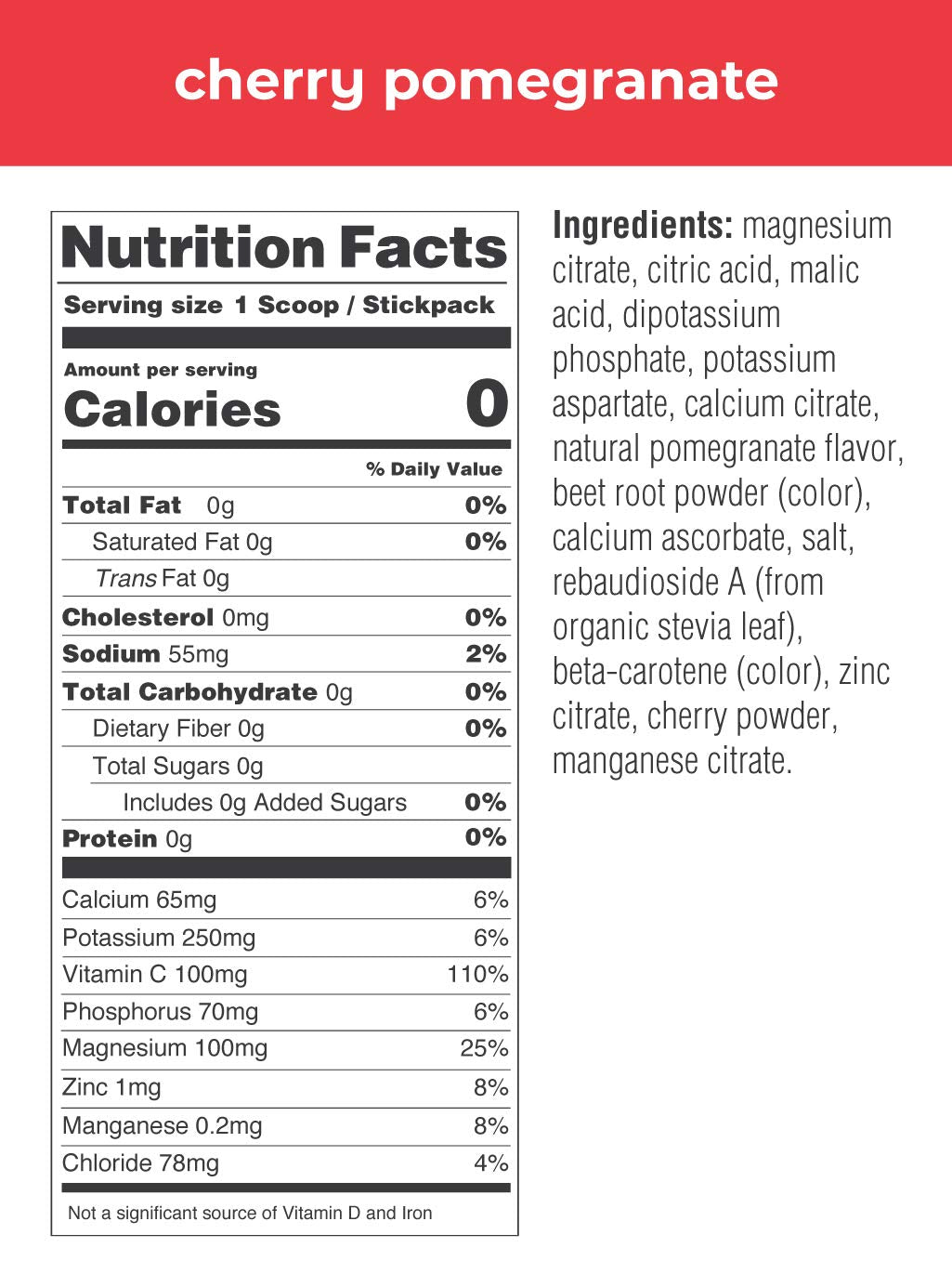 Ultima Replenisher glass of prepared drink communicating sugar-free hydration option.