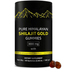 Front view of Ultimapeak Shilajit Gummies bottle