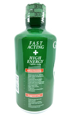 Close up of the Fruit Punch liquid in a bottle