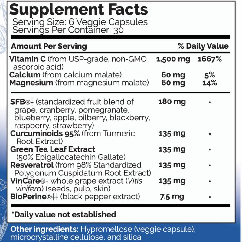 180 veggie caps bottle with label shown