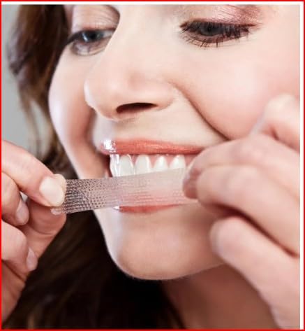 Compact packaging of coconut-infused dental whitening strips