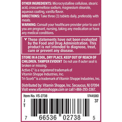 Back packaging view of Ultimate Woman 50+ Multivitamin bottle