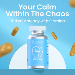 Close-up of Ultisana Stamina capsules