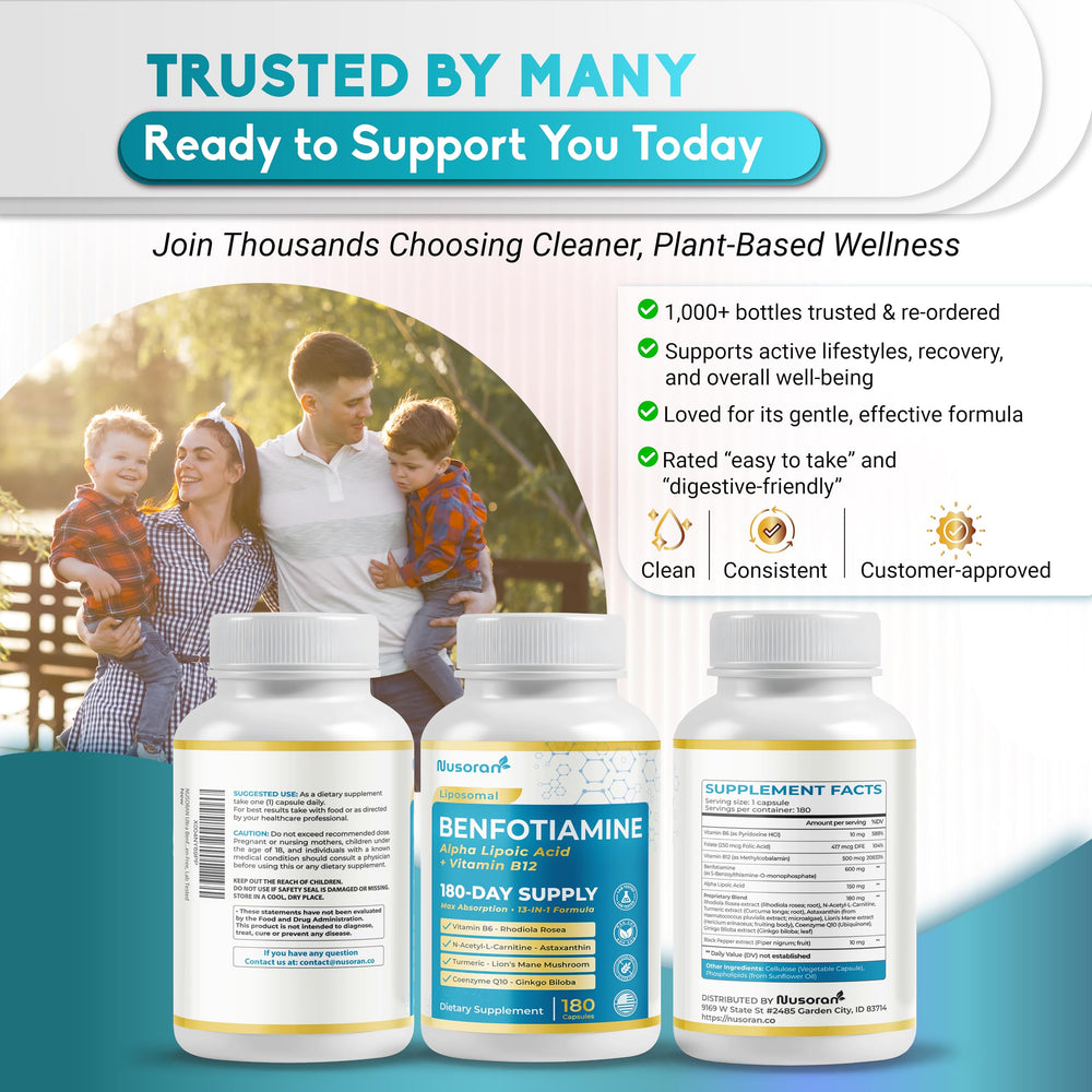 180 capsules per bottle for six-month supply