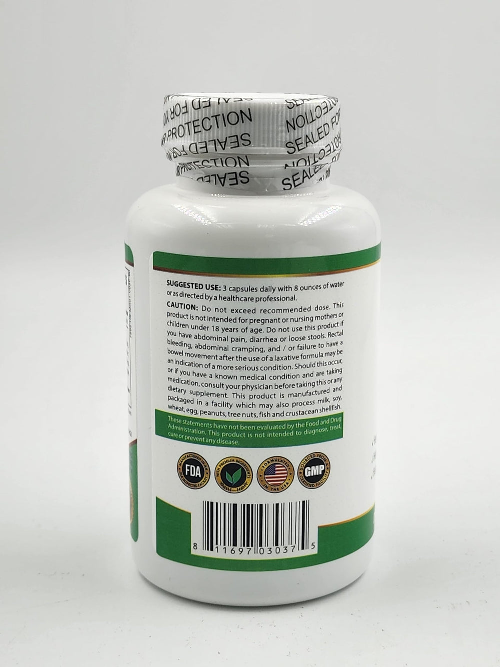 Made in USA, GMP compliant production