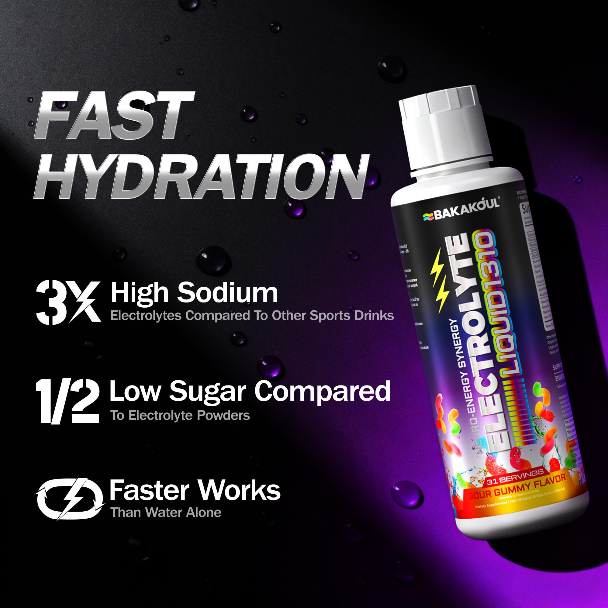 Close-up of sour gummy texture and flavor