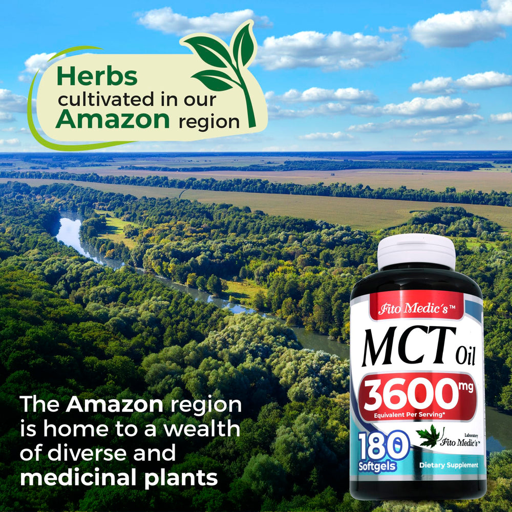 Illustration of ultra-high absorption MCT oil capsules