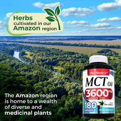 Illustration of ultra-high absorption MCT oil capsules