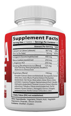 Close-up of Ultra Male Pills bottle showing 120 count