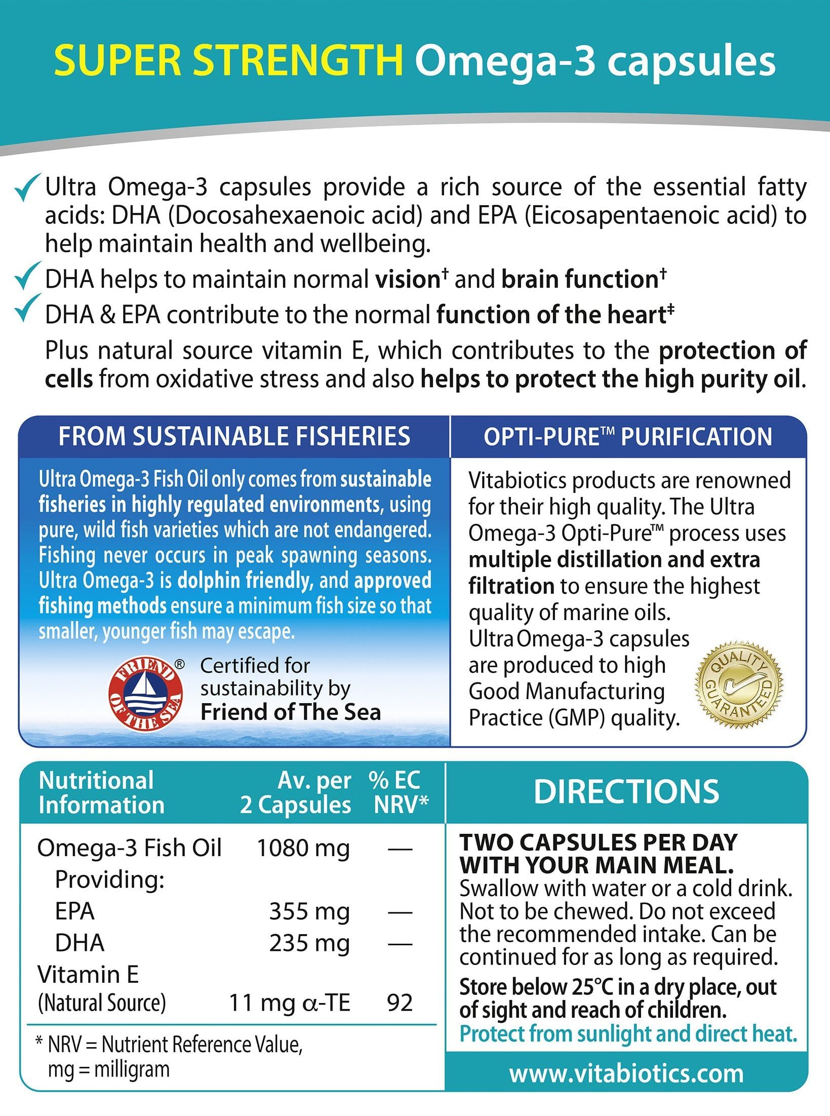 Omega-3 softgel capsules for heart and joint health