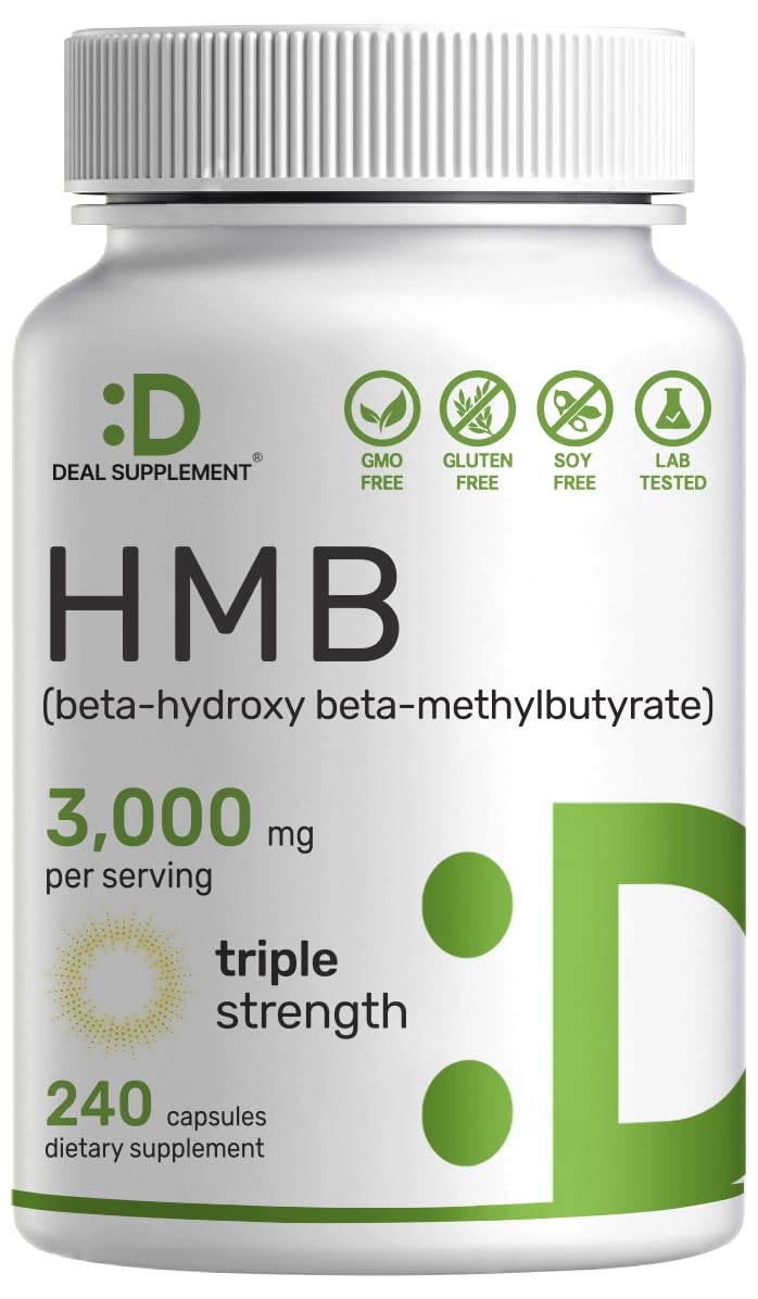 Ultra Strength HMB 3000mg per serving bottle