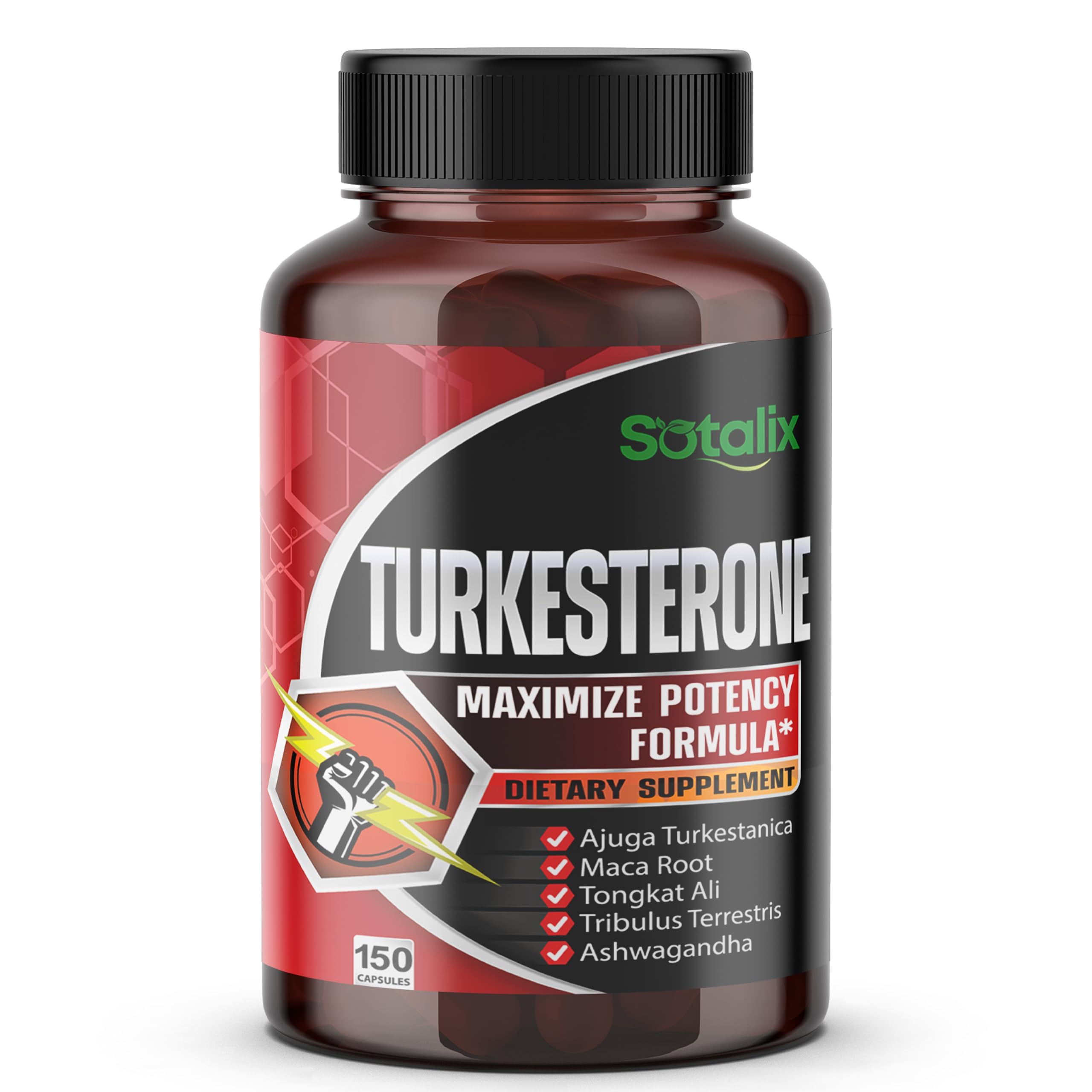 Ultra Turkesterone Ajuga Turkestanica 800mg capsules bottle