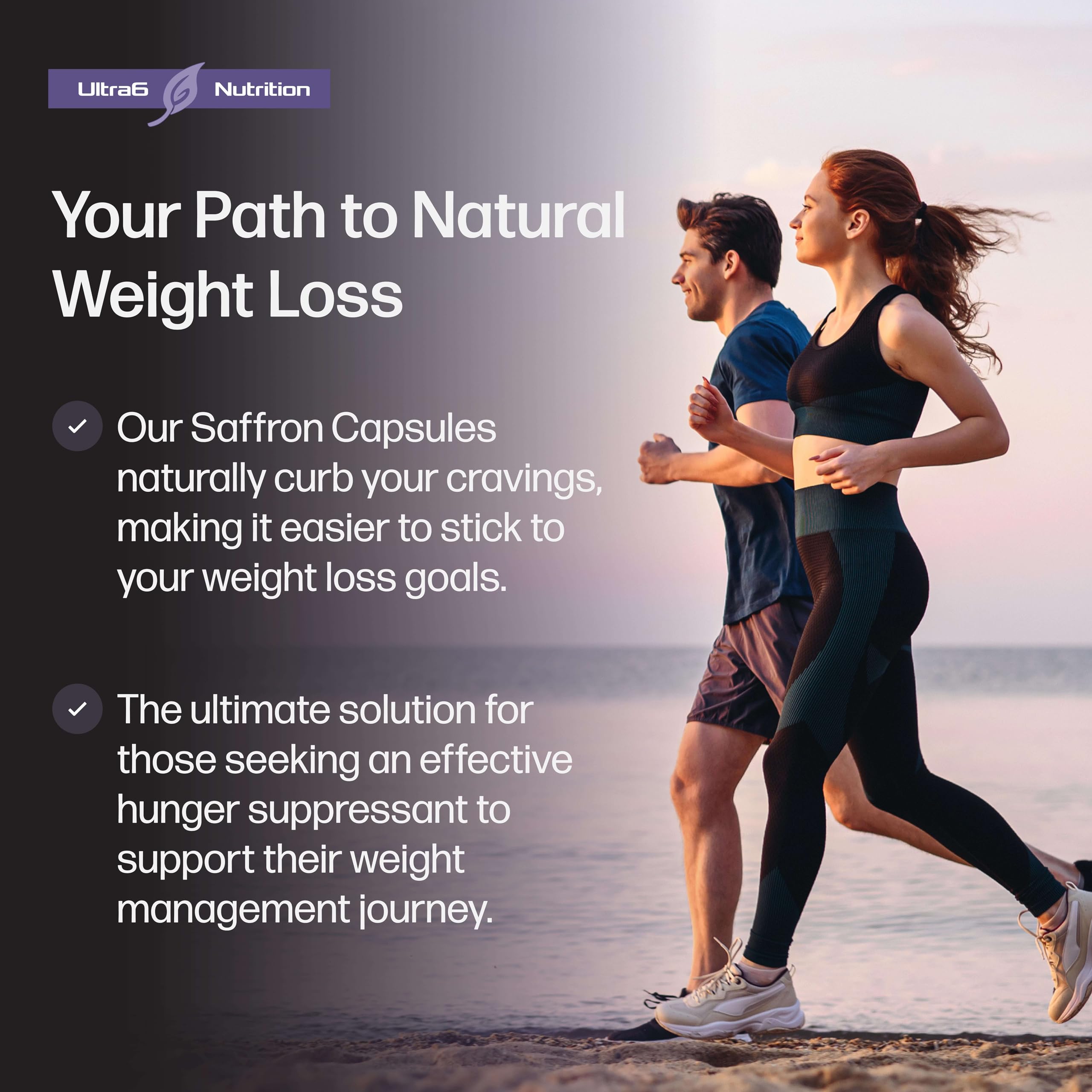 Ultra6 Nutrition Saffron Capsules held in hand for easy daily intake.