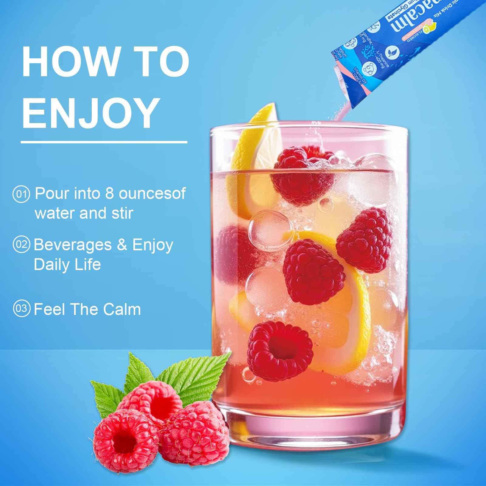 Close-up of ashwagandha and L-theanine with UltraCalm branding