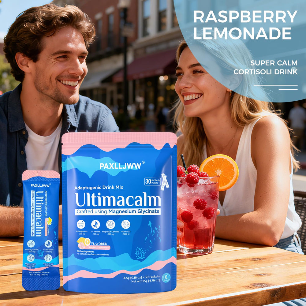 UltraCalm Raspberry Lemonade packaging canister label