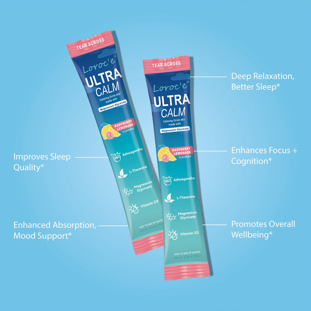 Close-up of magnesium glycinate in UltraCalm formula