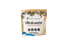 Bottle label for Inspired Nutrition UltraLaurin Monolaurin Pellets