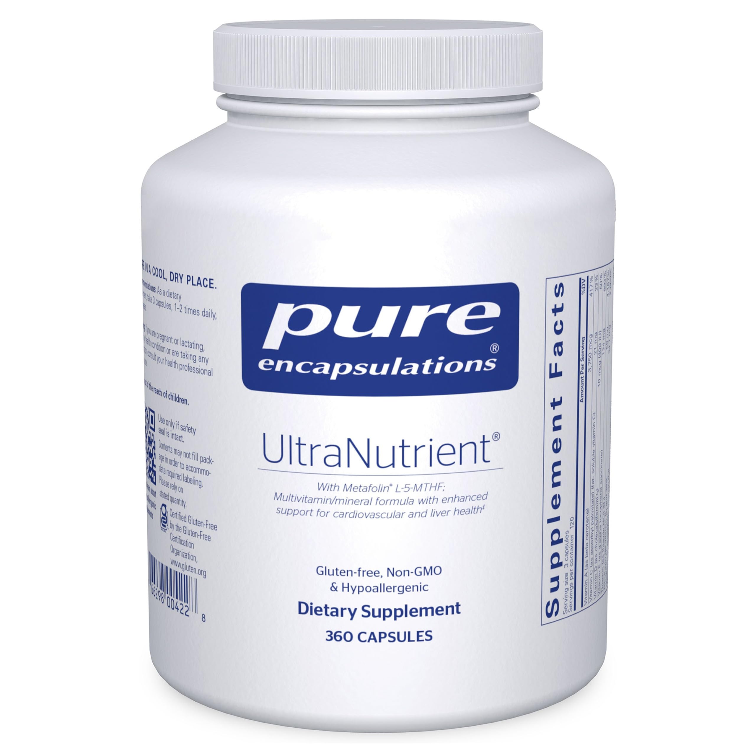 Pure Encapsulations UltraNutrient bottle front view