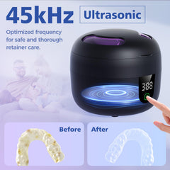 45kHz ultrasonic cleaner with four UV lights sanitizing items