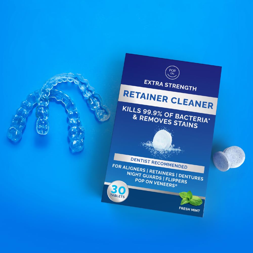 Tablets compatible with ultrasonic cleaners for dental appliances