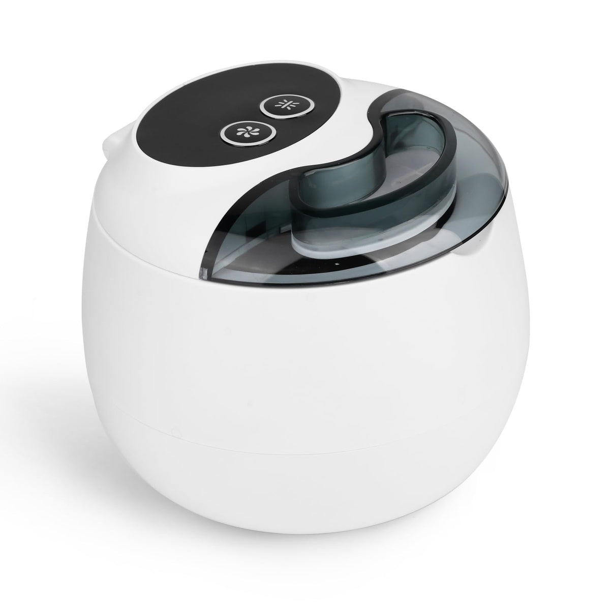 Ultrasonic Denture Cleaner 45kHz with 200ml Stainless Steel Tank, 8 Modes, and Built-in Light