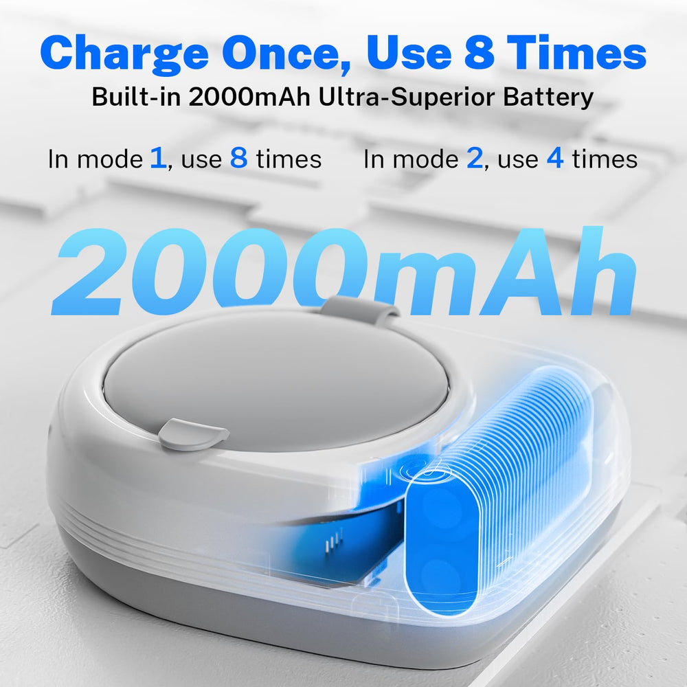 Portable travel-friendly retainer cleaner for on-the-go use