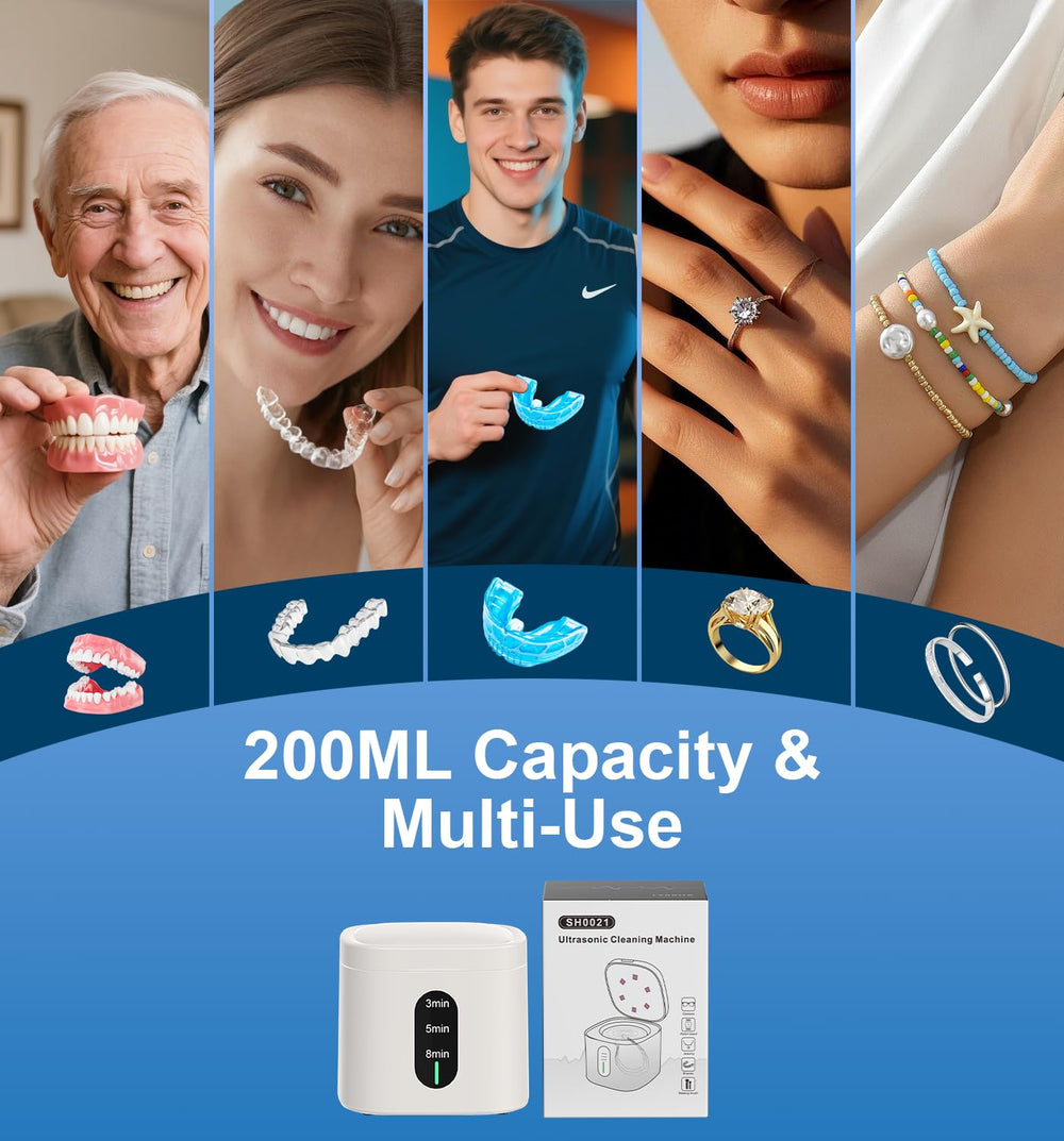 Three cleaning modes: 5, 8, and 10 minutes