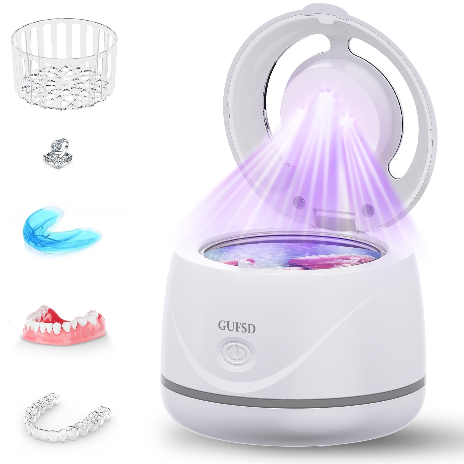 Front view of ultrasonic retainer cleaner 180 ml