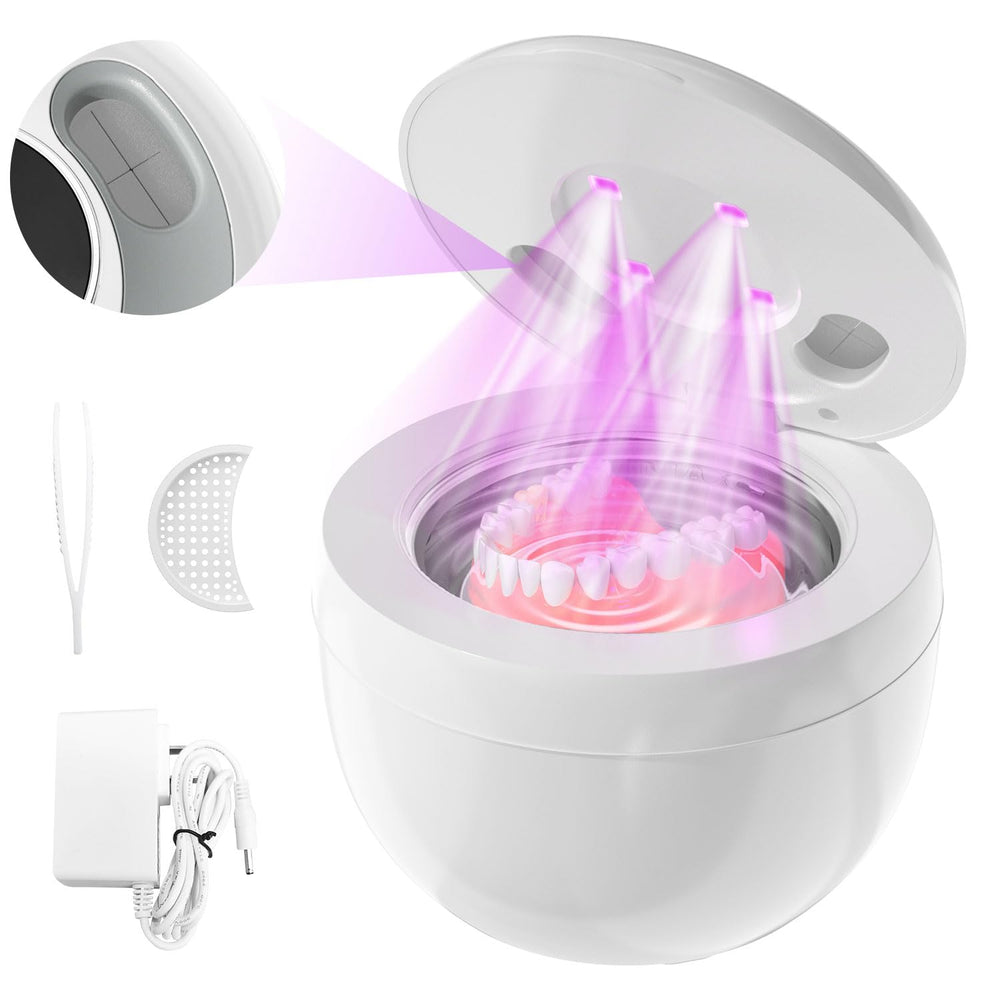 Ultrasonic retainer cleaner machine with 200ml tank and digital timer