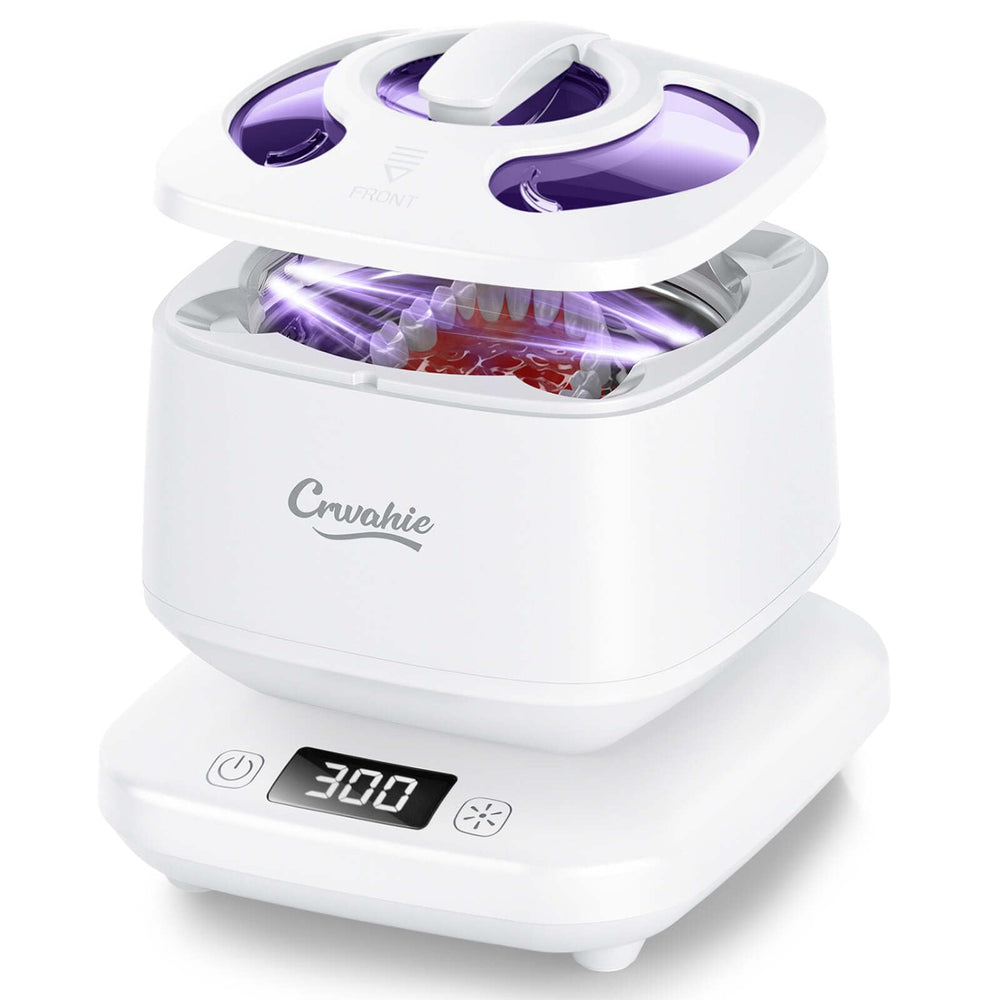 Ultrasonic Retainer Cleaner 45kHz unit with detachable lid