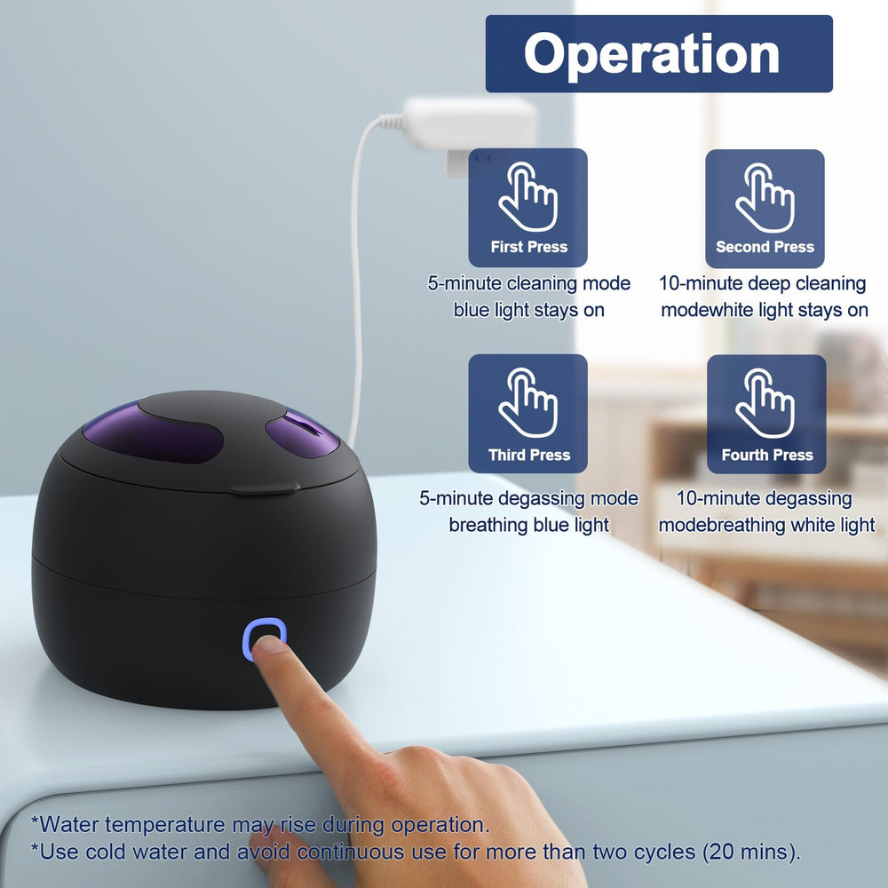 All-in-one guardian for dental appliances: retainer, denture, and mouth guard cleaner
