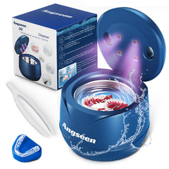 Ultrasonic Retainer Cleaner blue - front view