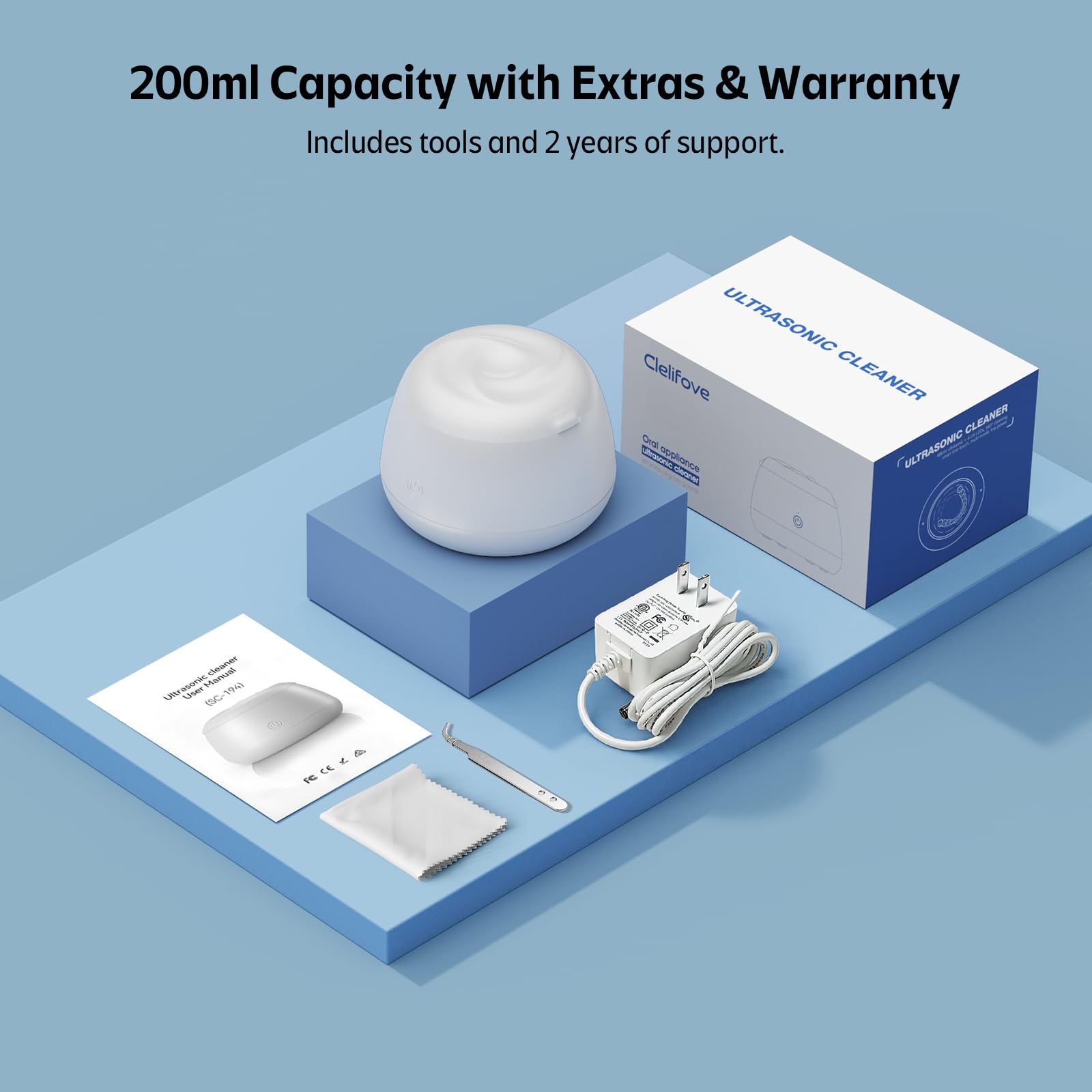 Warranty and support materials included