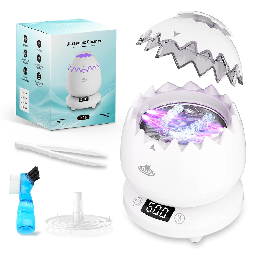 Front view of ultrasonic retainer cleaner machine