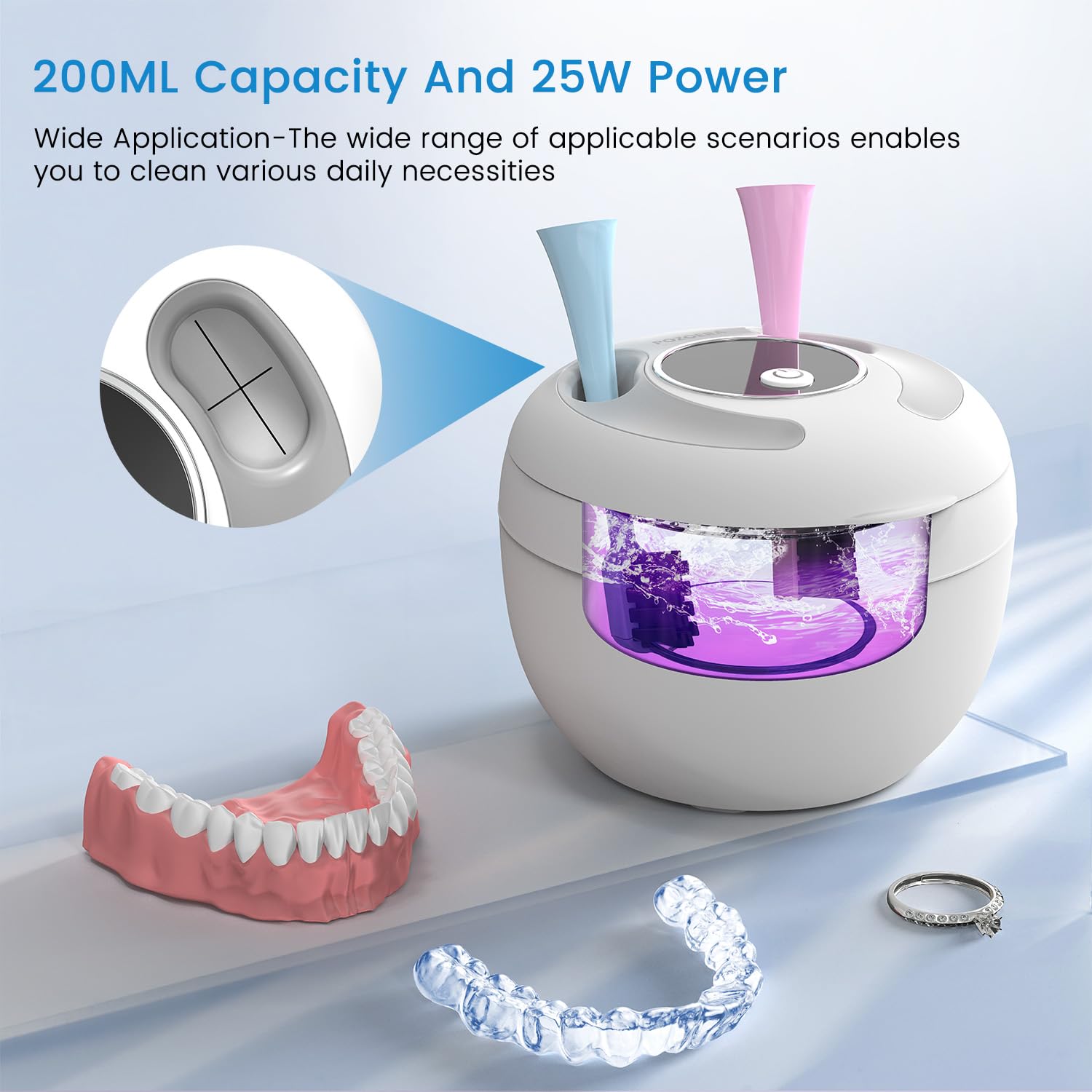 Product with mouthguards, braces, and toothbrush heads