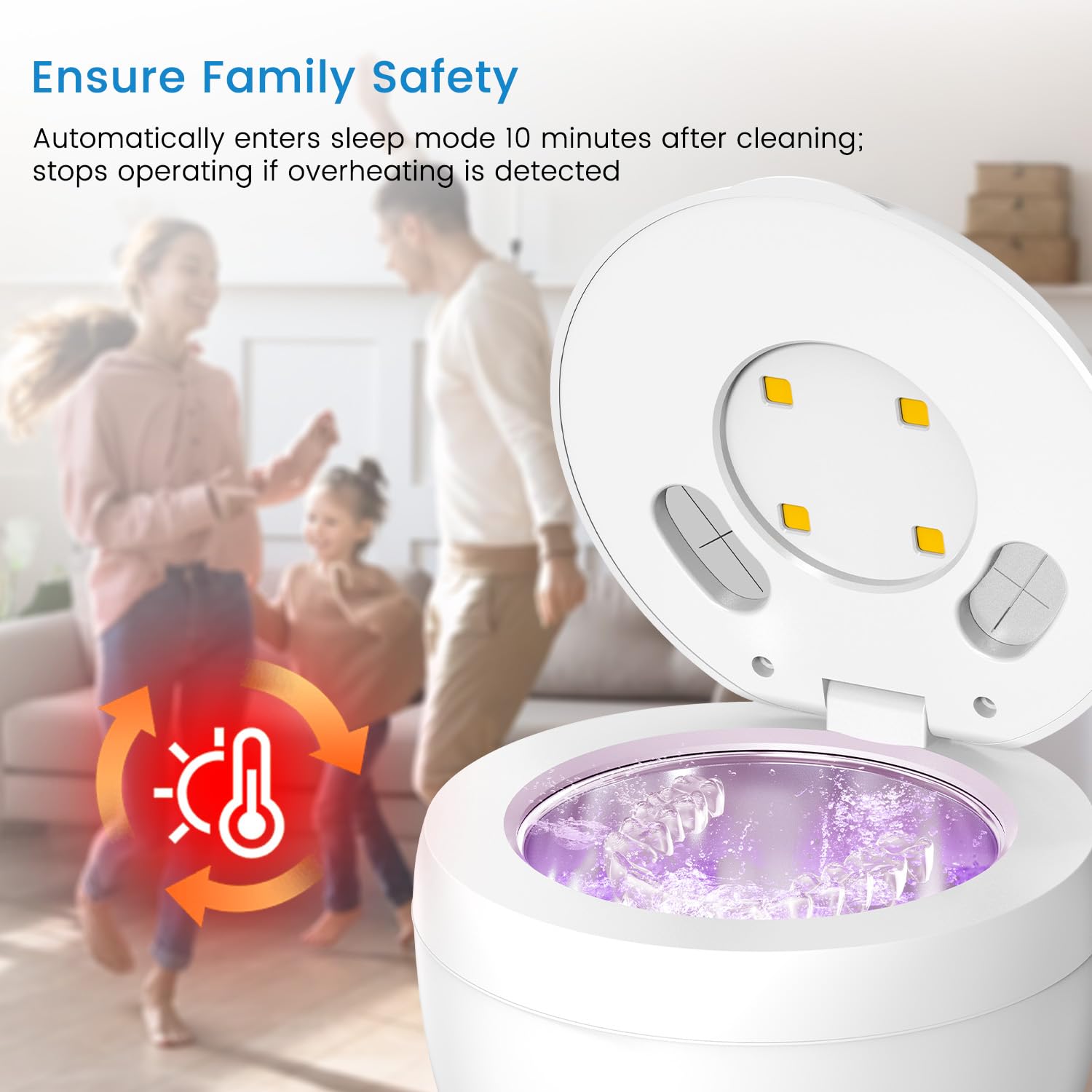 Cleaning tablets and accessories with the unit