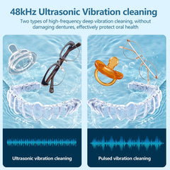 UV lights for 360 cleaning on the cleaner