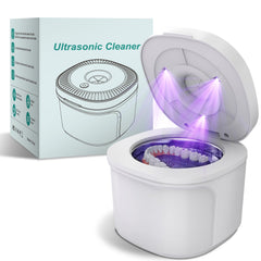 Front view of Ultrasonic Retainer Cleaner in white