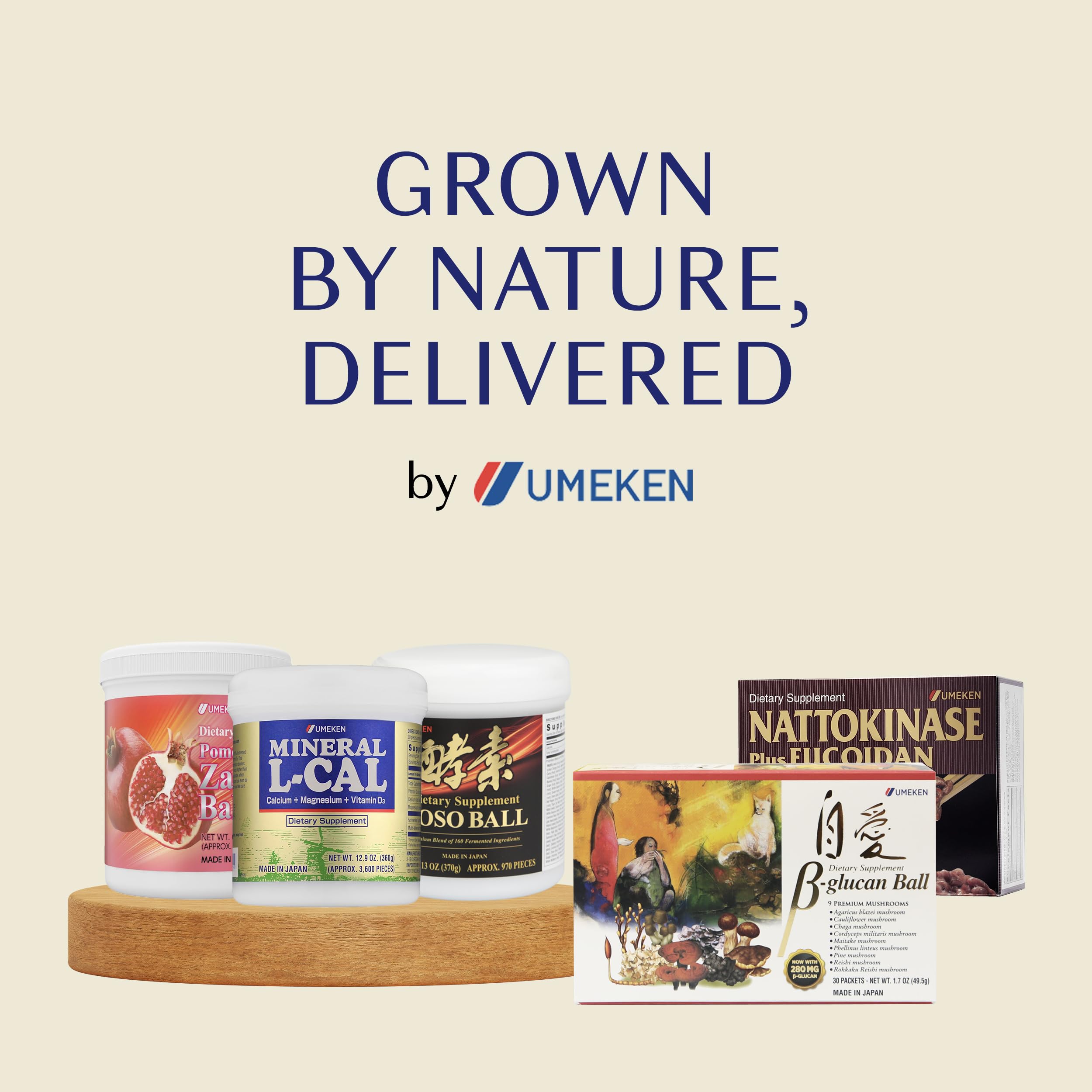 Umeken Beta Glucan 30-count box shown