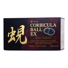 Front view of Umeken Corbicula Ball EX box containing 60 packets