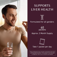 Key ingredients including turmeric, silymarin, propolis, and broccoli