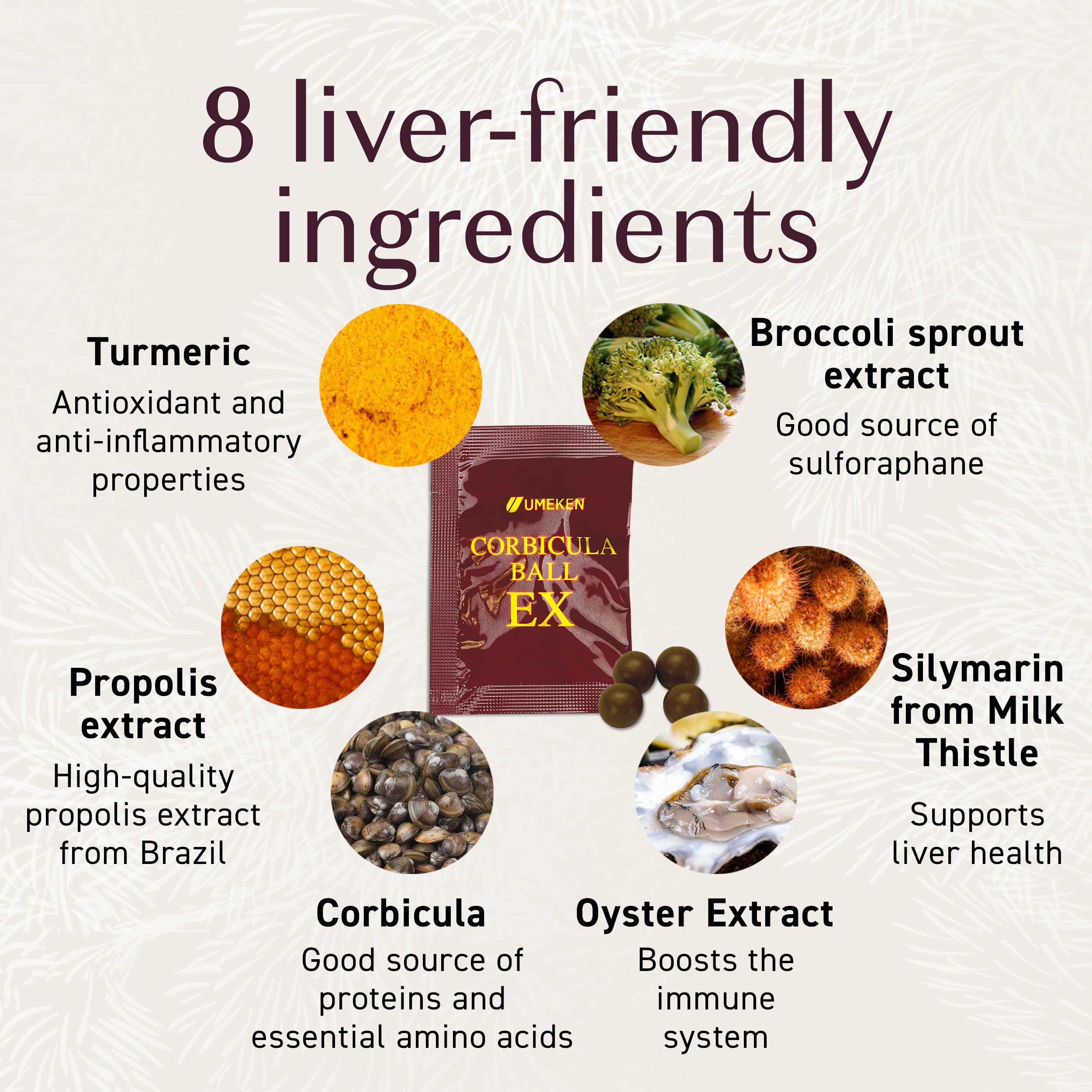 Made in Japan label on Umeken Corbicula Ball EX packaging