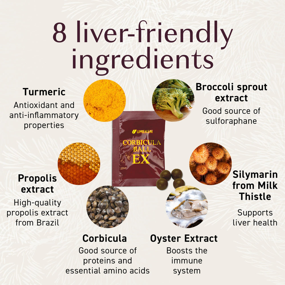 Made in Japan label on Umeken Corbicula Ball EX packaging